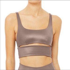 ALO Yoga Slit Shine Bra (S)